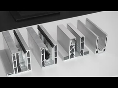 Dễ bảo trì nhôm và thủy tinh hàng rào sức mạnh cao với tay cầm