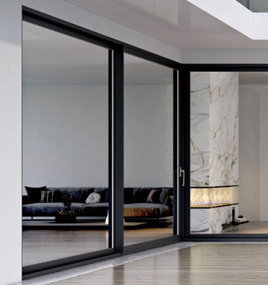 Đường trượt có kích thước tùy chỉnh nhôm kính cách nhiệt Cửa trượt có kính kép