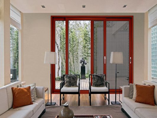 Tùy chỉnh cửa kính trượt lớn Patio khung nhôm phủ bột