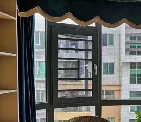 Kiểm soát không thấm nước Aluminium Swing Window Laminated Glass Window Swing Open