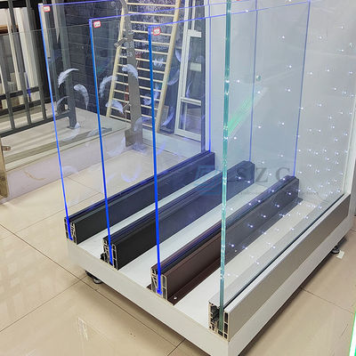 Lớp rào kính nhôm linh hoạt U Channel ngoài trời không khung kính balustrade