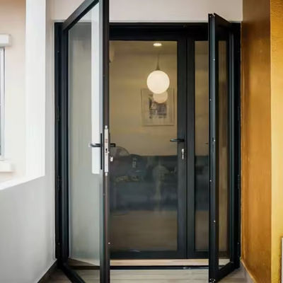 Cửa xoay nhôm phủ bột Y/N khóa khóa khóa mở thủ công/tự động cho thiết bị xây dựng