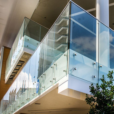 Adjustable Standoff Glass Railing System with Marine-Grade 316 Stainless Steel for 8-12mm Tempered Glass