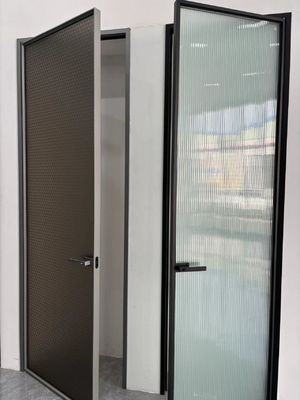 chất lượng  Heavy Duty Aluminum Swing Door Thermal Break Aluminum Swinging Kitchen Doors nhà máy sản xuất