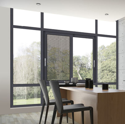 chất lượng  Powder Coated Aluminum Sliding Window Insect Protection Double Glazed Sliding Window nhà máy sản xuất