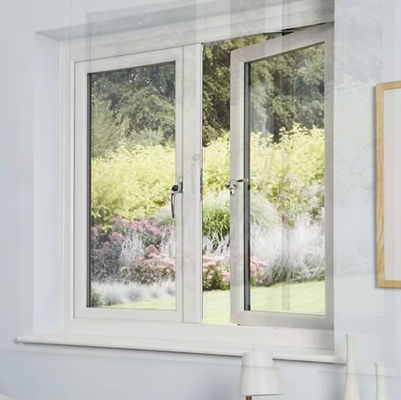 Thiết kế mới Aluminium Casement swing Window With Tempered Glass