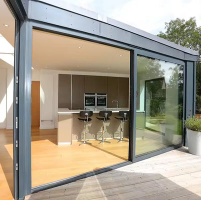 Heavy Duty nhôm cửa trượt cách nhiệt kính nóng cửa trượt sân thượng