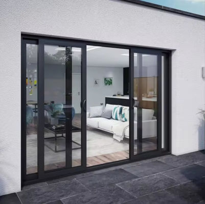 An toàn nhà ở nhôm cửa kính trượt kính cách nhiệt với hồ sơ vỡ nhiệt