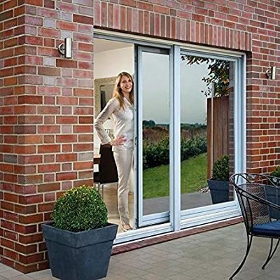 Cửa trượt thủy tinh nhôm chống bụi và kết thúc anodized