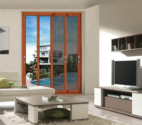 Cửa kính trượt nhôm dày bền phong cách mở ngang