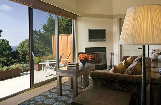 Cửa kính trượt nhôm dày bền phong cách mở ngang