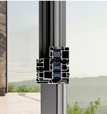 Aluminium bền Swing cửa sổ mở với kính mạ và kính cách nhiệt