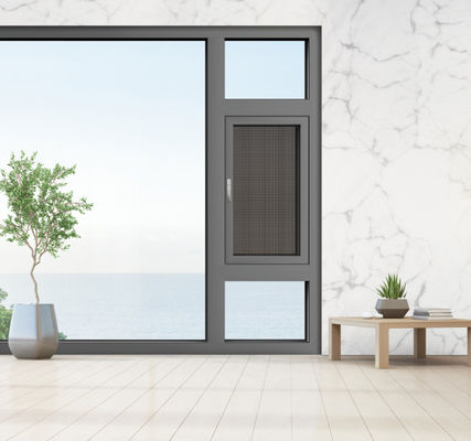 Màn kính nhôm lắc ra ngoài Dễ lau và chống nhiệt