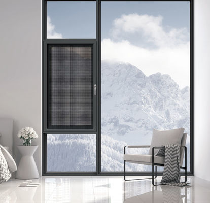 SZG Casement Mở Aluminium Swing Window Với Stainless Steel Hardware