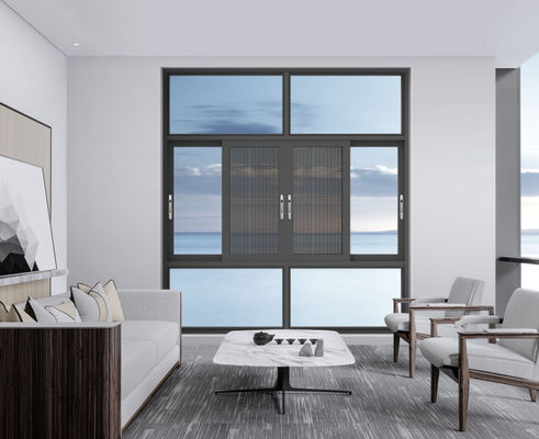 SZG Casement Mở Aluminium Swing Window Với Stainless Steel Hardware