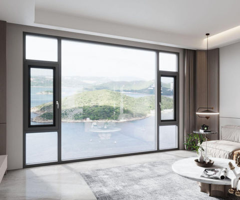 Dễ bảo trì Aluminium Swing Window Kháng ăn mòn Swing Glass Window
