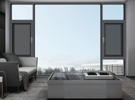Tiết kiệm năng lượng Aluminium Swing Window kính đậm nhiệt cửa sổ khung bên ngoài