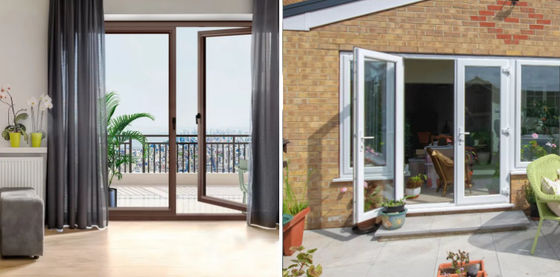 Heavy Duty Aluminium Frame Swing Door Thermal Break Bảo trì dễ dàng