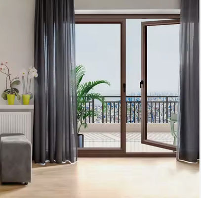 SZG nhà nhôm cửa lắc kính đôi cho an toàn và trơn tru mở