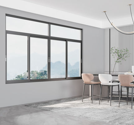 SZG bột phủ cửa sổ nhôm trượt với hệ thống khóa đa điểm và phần cứng