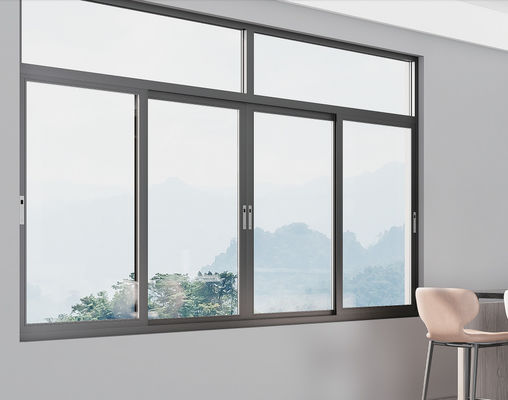 SZG bột phủ cửa sổ nhôm trượt với hệ thống khóa đa điểm và phần cứng