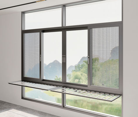 Dễ dàng cài đặt cửa sổ trượt nhôm nhà ở cho không khí trong nhà tươi