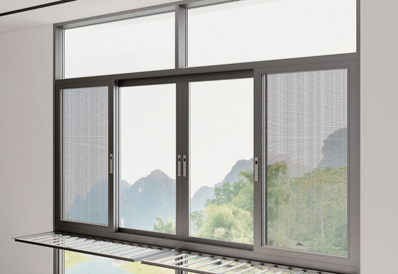 Dễ dàng cài đặt cửa sổ trượt nhôm nhà ở cho không khí trong nhà tươi