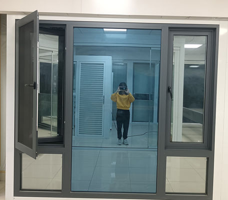 Anodized hoàn thành Aluminum Swing Window Customized Aluminum Casement Windows