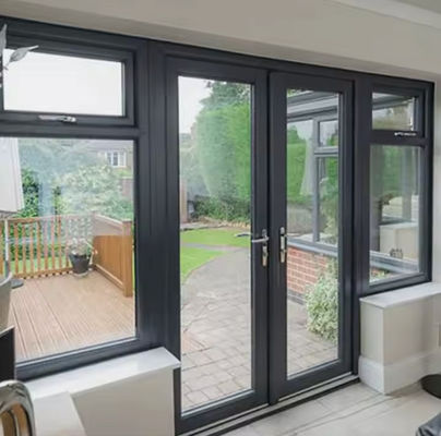 Thermal Break Aluminium Glass Swing Door Open Casement Kháng ăn mòn