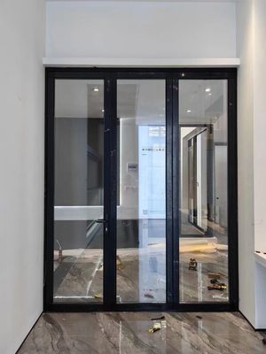 Hiệu quả năng lượng Cửa gấp nhôm Profile dày cửa gấp kính