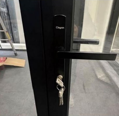 Hiệu quả năng lượng Cửa gấp nhôm Profile dày cửa gấp kính