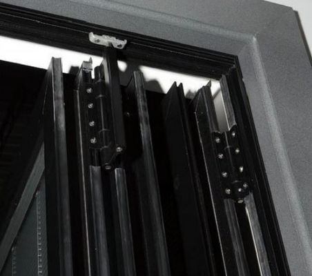 Hoạt động trơn tru Cửa gấp nhôm Cửa đàn Accordion nhôm hạng nặng