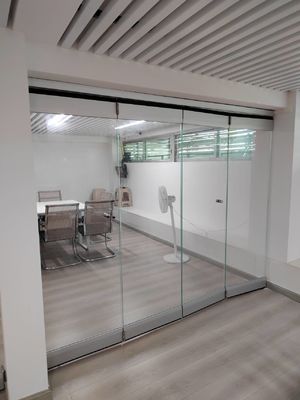 Chống bão Đen cửa nhôm gấp đôi với hồ sơ dày