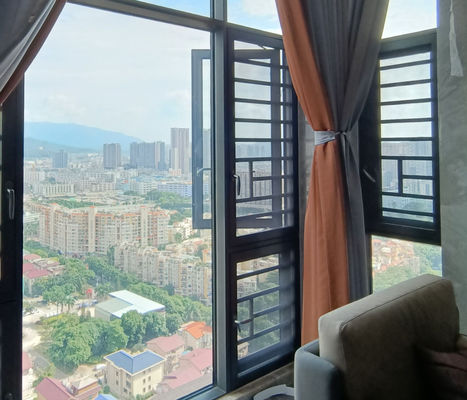 Mẫu cửa sổ nhôm hiện đại kính cách nhiệt cửa sổ mở