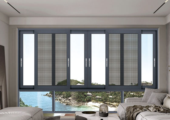 Thay thế cửa sổ trượt nhôm có thể tùy chỉnh bằng lớp nhựa