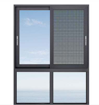 Bảo hiểm nhiệt Aluminium cửa sổ trượt kính cách nhiệt Aluminium khung cửa sổ trượt