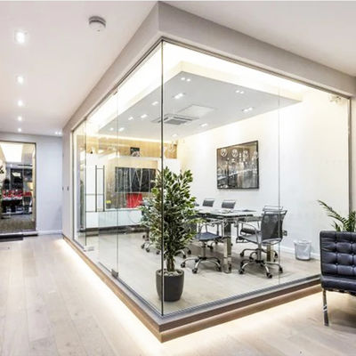 Văn phòng thương mại Tường ngăn kính Bảo mật cao Bảo trì dễ dàng