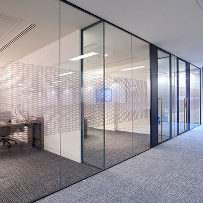 Văn phòng Glass Office Partitions tiết kiệm không gian Glass Frosted Partition