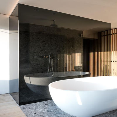 Máy kính màu sắc nội thất kính phân vùng sử dụng trong nhà với khung nhôm