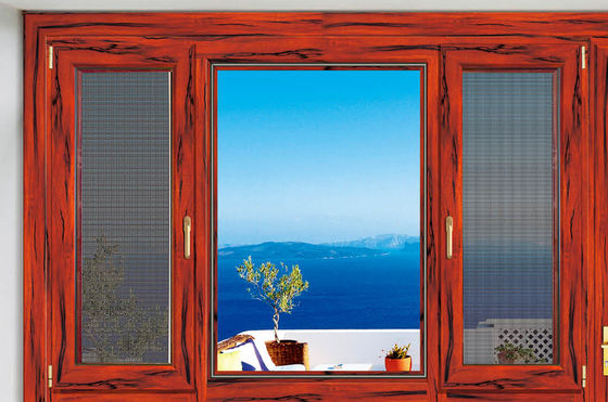 Chống gió nghiêng quay cửa sổ nhôm điều chỉnh với kính hai