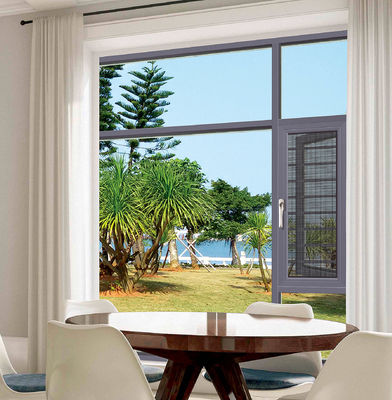 Phòng chống thời tiết nghiêng quay cửa sổ nhôm với bảo vệ an toàn