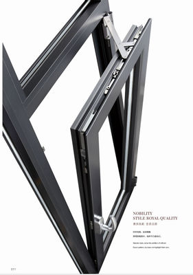 Tùy chỉnh nhôm nghiêng và quay cửa sổ âm thanh với kính cách nhiệt