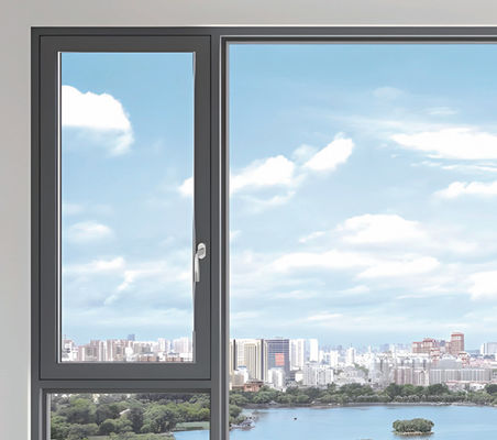 Phòng chống thấm nhôm nghiêng và quay cửa sổ Customized Aluminum Storm Windows