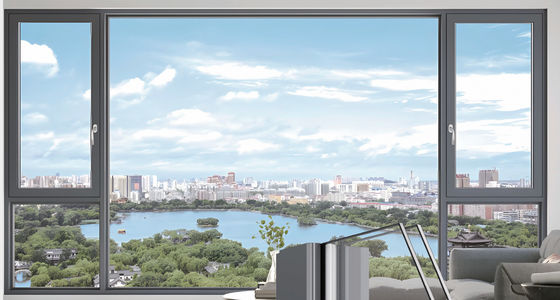 Phòng chống thấm nhôm nghiêng và quay cửa sổ Customized Aluminum Storm Windows