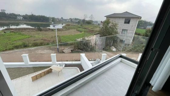 Không khung nhôm U kênh thủy tinh hàng rào hình chữ nhật U kênh balustrade