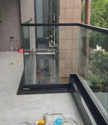 Đường rào thủy tinh U-Channel Aluminium linh hoạt