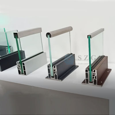 SGCC thủy tinh nóng U kênh thủy tinh balustrade cấu trúc ổn định đèn LED