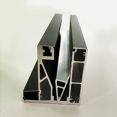 Đường rào kính U Channel Aluminium hiện đại Đường rào balcony kính không khung tùy chỉnh