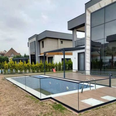 Thiết kế hiện đại Glass hàng rào ban công Handrail U Channel Glass Railing For Indoor Outdoor