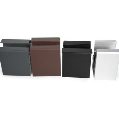 Đường rào sàn kính hiện đại ngoài trời kính nóng U Channel không khung 12-20mm Balcony Balustrades